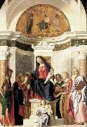 CIMA da Conegliano Madonna Enthroned with the Child dfg Norge oil painting reproduction